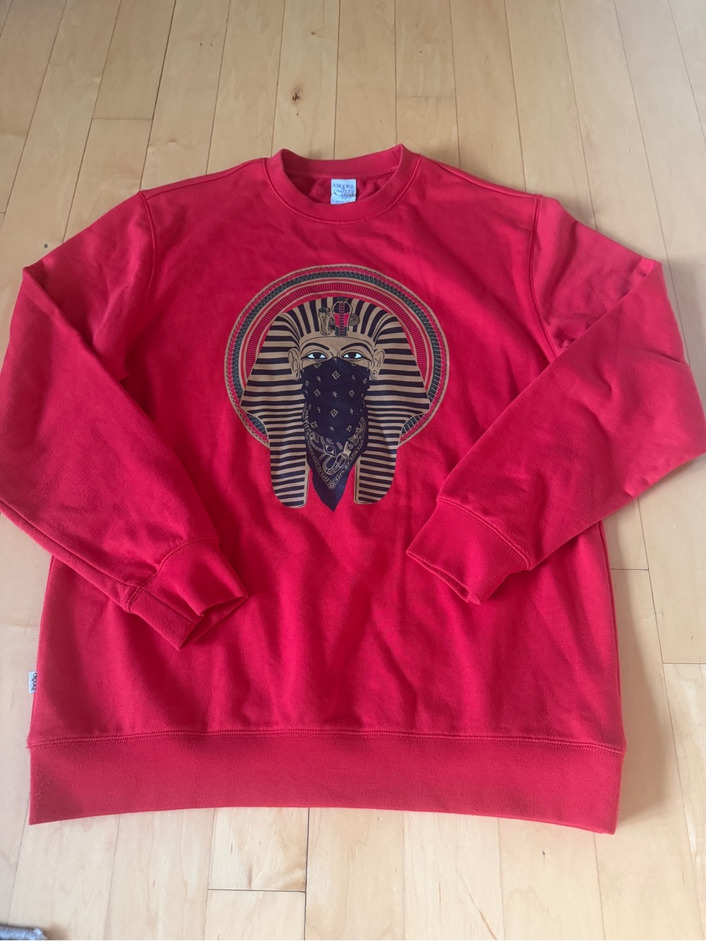 Crooks and Castles Red Graphic Crewneck Sweatshirt - Men